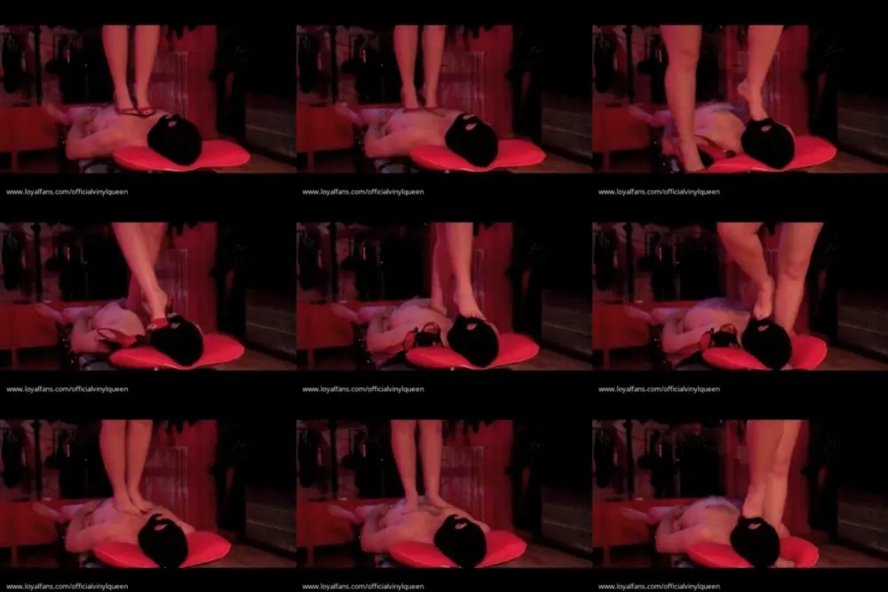 Official Vinyl Queen — Vintage Belgian Tramplee Clip — Trampling And Foot Worship [SD 720p]