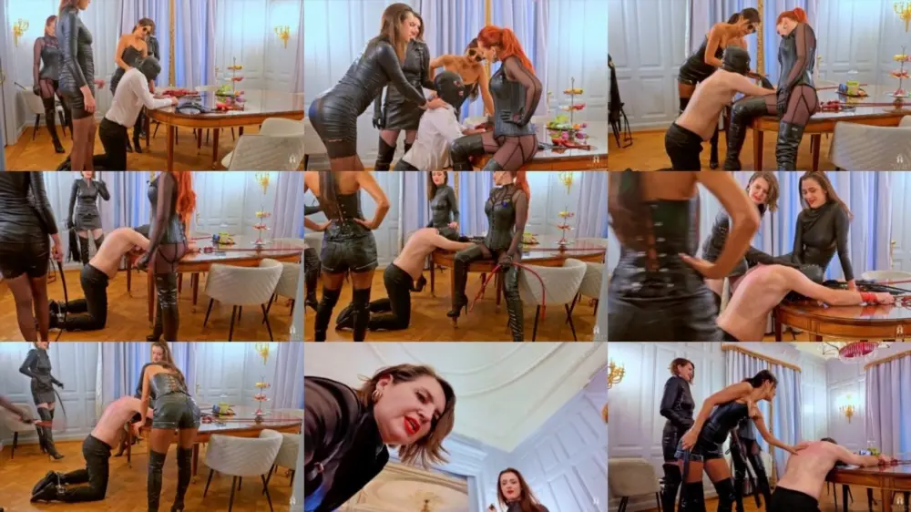 GoddessSultanaAisha — Mistress Amanda , Lady Perse , Mistress Elena Impact Dinning [FullHD 1920p]