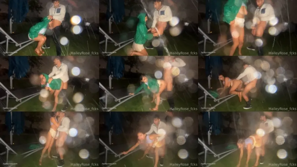 OnlyFans — Hailey Rose — Fuck In The Rain [UltraHD 4K 3840p]