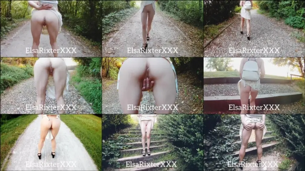 MyDirtyHobby — ElsaRixterXXX — Flashing in der Öffentlichkeit im Park [FullHD 1080p]