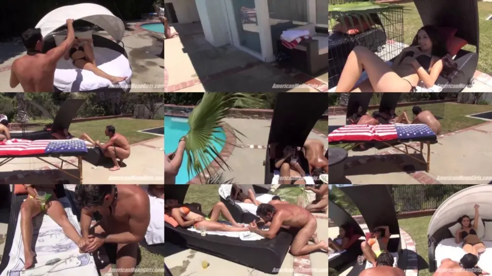 AMERICAN MEAN GIRLS dirty feet mistress – Mean Girl Pool Party [HD 1280p]