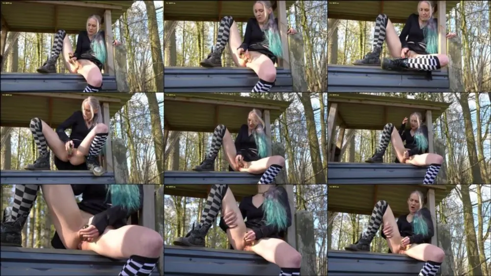 MyDirtyHobby — MiaMara — Lichtspiele im Glasdildo — Geiles Solo im Sonnenlicht im Wald [FullHD 1080p]