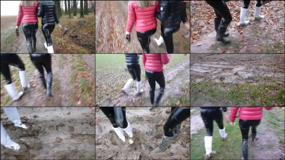 MyDirtyHobby — Shinylady2015 — 2 Girls — Sneaker werden erledigt In Gummistiefeln spielen wir Fus… [HD 720p]