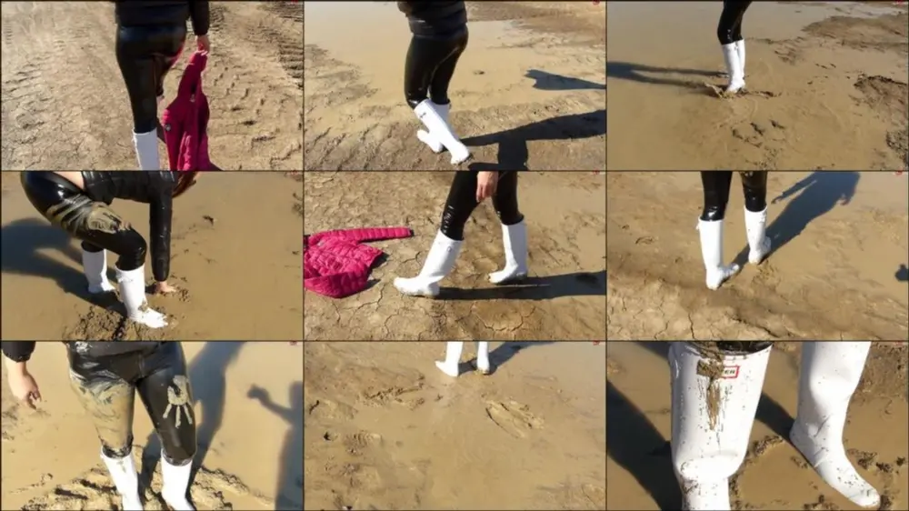 MyDirtyHobby — Shinylady2015 — Die geilen noch fast neuen Gummistiefel total eingesaut. Inkl. meg… [FullHD 1080p]