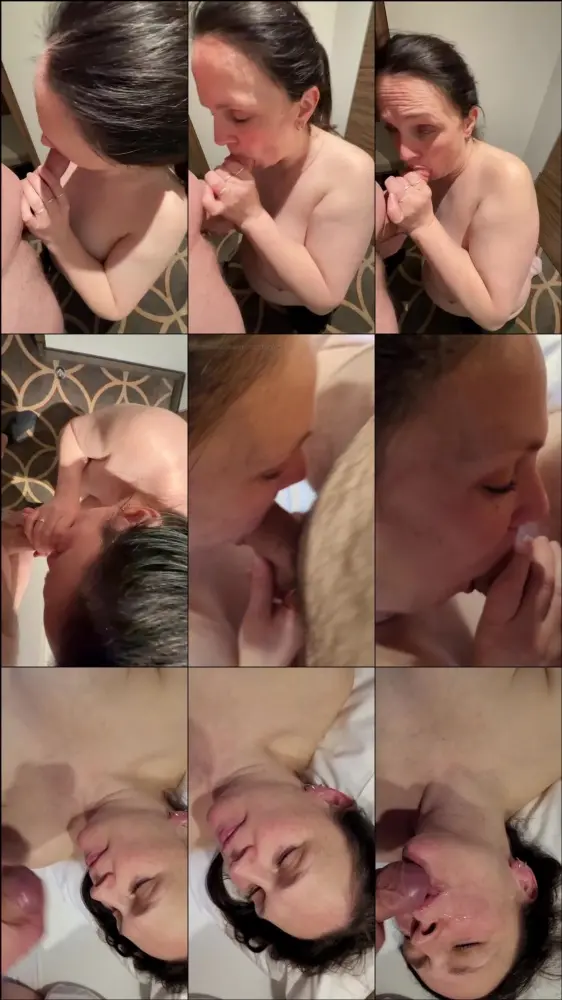 MyDirtyHobby — Saskialove87 — Kurz geblasen und Cumshot in mein Gesicht [FullHD 1080p]