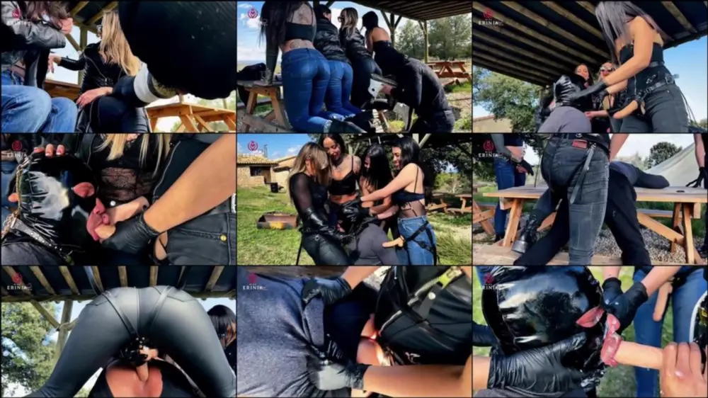 Misserinia: Submissive Humiliated And Fucked In The Ass By Four Goddesses [HD 720p]