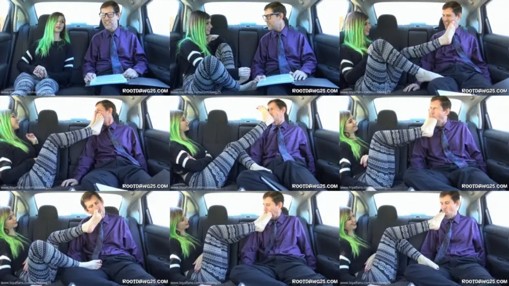 Rootdawg25 — Fae Dcay In Back Seat Footworship [FullHD 1920p]