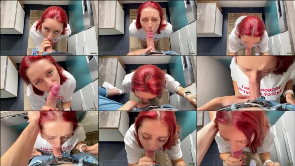 MyDirtyHobby — Amelia_Ball — Scharfe rothaarige Studentin bläst auf der Küche — Sperma direkt ins… [FullHD 1080p]