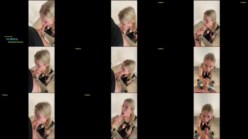 MyDirtyHobby — Sarah-doll — Blowjob mit Sperma Explosion für meine Zuckerschnute sloppy [FullHD 1080p]