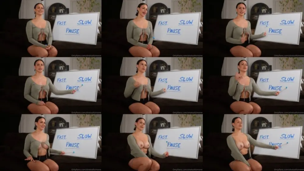 OnlyFans — ShotsofSimone SimoneShots — Miss Simone Gives You A Lesson You Won’t Forget [FullHD 1920p]