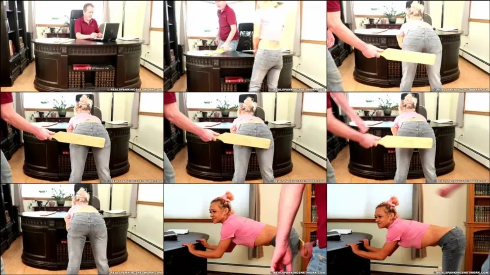 Real Spankings — Kiki Paddled Solo [FullHD 1080p]