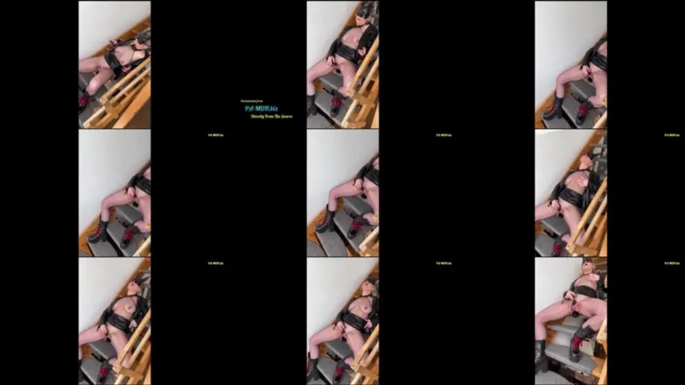 MyDirtyHobby — MiaHase — Mit Toy und blindfolded Mia Hase Bunny Maske auf der Treppe es mir selbs… [FullHD 1080p]