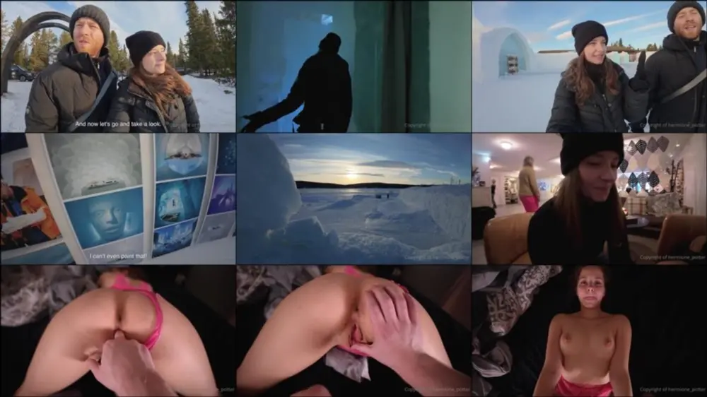MyDirtyHobby — hermione_potter — Swedish Lapland Kiruna Vlog — Ice Hotel [FullHD 1080p]