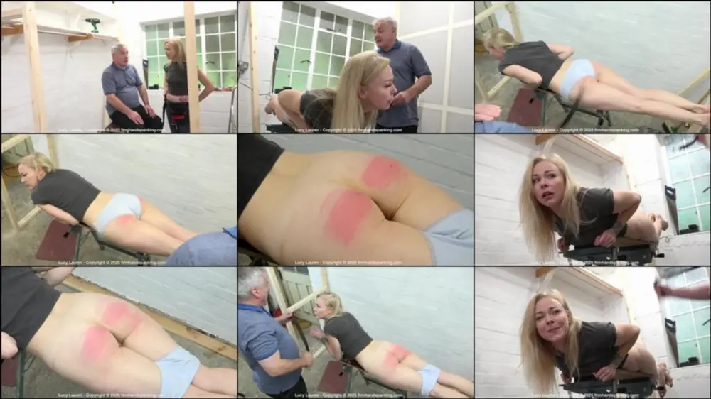 Firm Hand Spanking — Lucy Lauren — Mesuring Up — N [HD 720p]