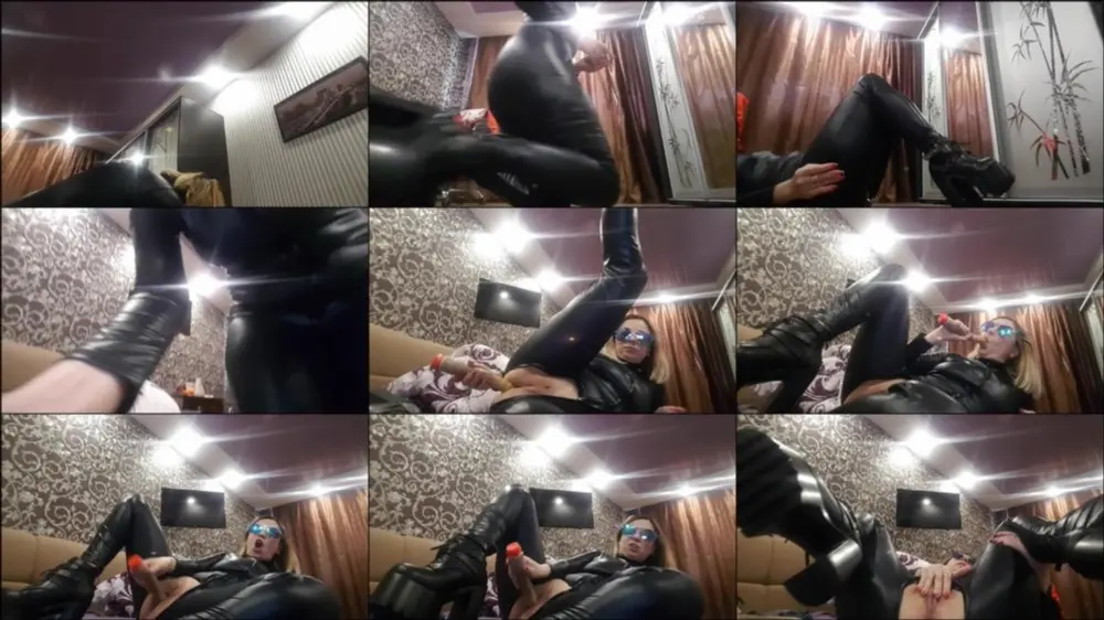 MyDirtyHobby — LarisaCum — Mein schwarzer latex catsuit und ich ficke und stГ¶hne [FullHD 1080p]