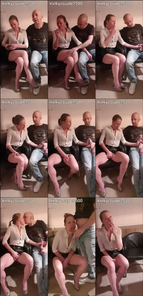 MyDirtyHobby — kinkycouple2500 — HeiГџer SekretГ¤rin raucht, blГ¤st und wird fingert [FullHD 1080p]