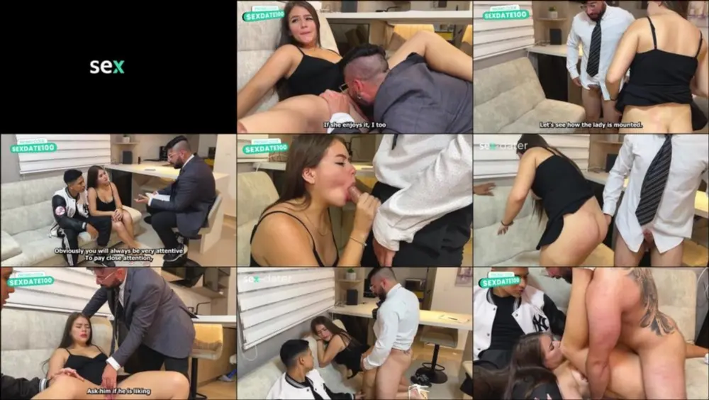 EmaRibeiro — Couples therapy ends with psychologist fucking girl in front of her boyfriend [FullHD 1080p]