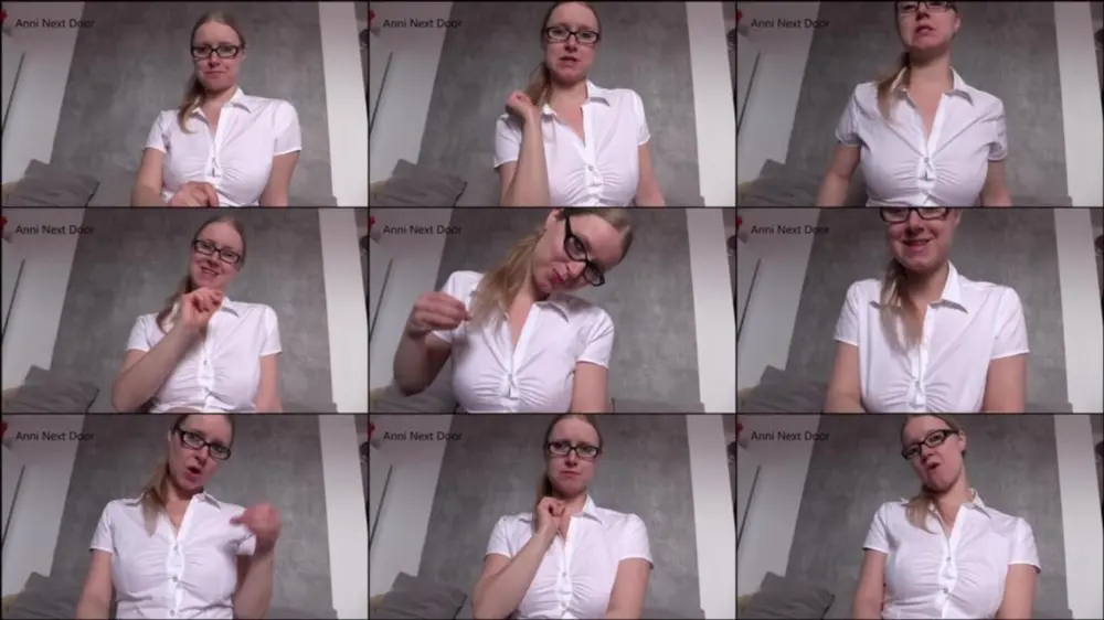 MyDirtyHobby — Anni_Next_Door — Spritzbefehl im Büro — Druckabbau für mehr Konzentration [FullHD 1080p]