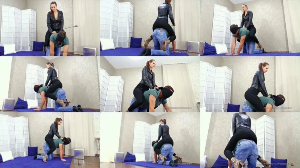 HUMANPONIES — Mistress Anfisa — Run, Blind Slave Pony! [HD 1280p]