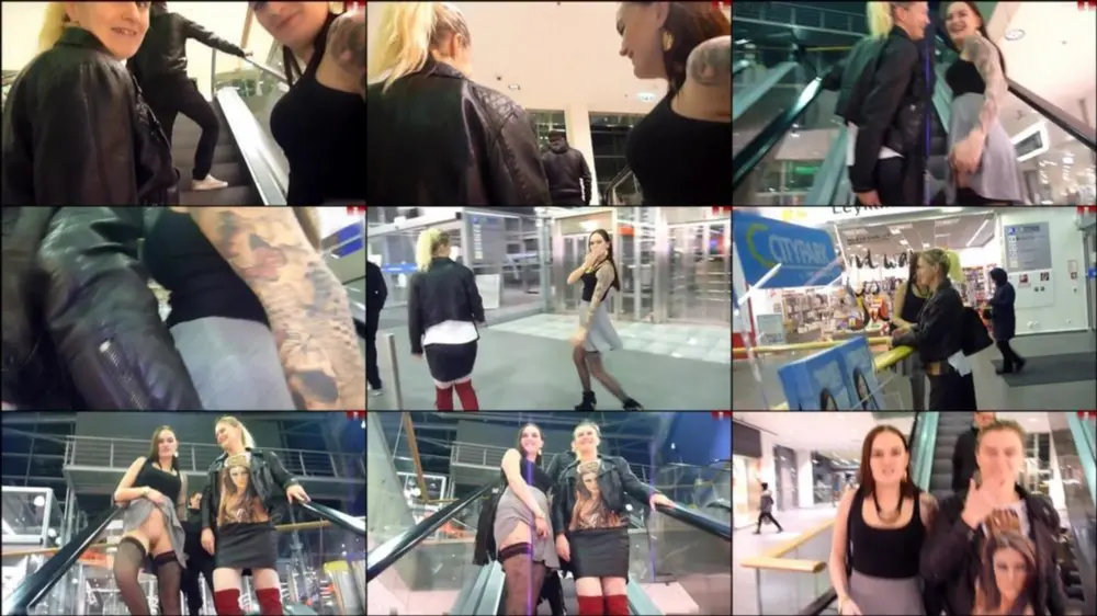 MyDirtyHobby — DeniLeni — ROLLTREPPEN fahren ohne Höschen [FullHD 1080p]