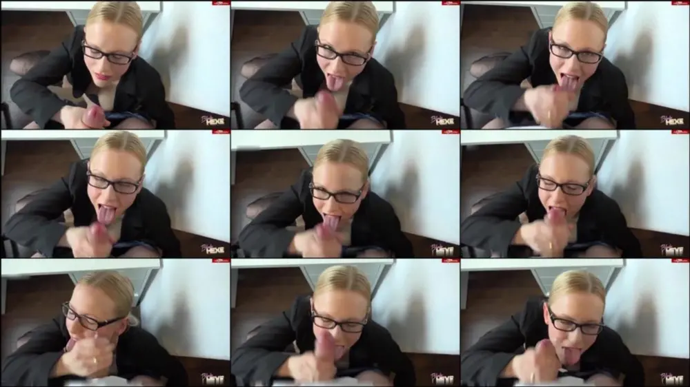 MyDirtyHobby — blondehexe — Fettes Facial fürs Büroflittchen [HD 720p]