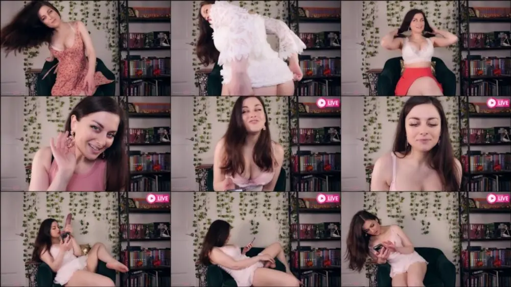 Ellie Idol — Fashion Content Creator Accidental Live Stream Masturbation [FullHD 1080p]