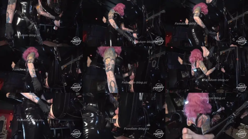 KinkyMistresses — Mistress Patricia XXL Rubber Strap-on [HD 1280p]