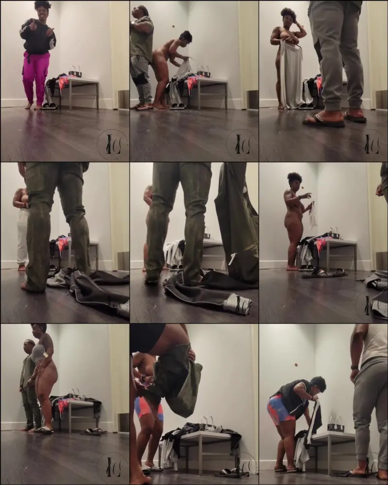 LyricsWay — Dressing Room Voyeur Ebony Couple Dreads Way & Lyric Sky [FullHD 1080p]
