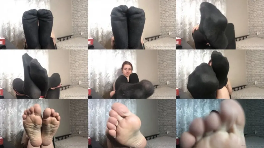 Miss Katrin — Warm, Worn Socks And Pantyhose! Sniff! [FullHD 1920p]