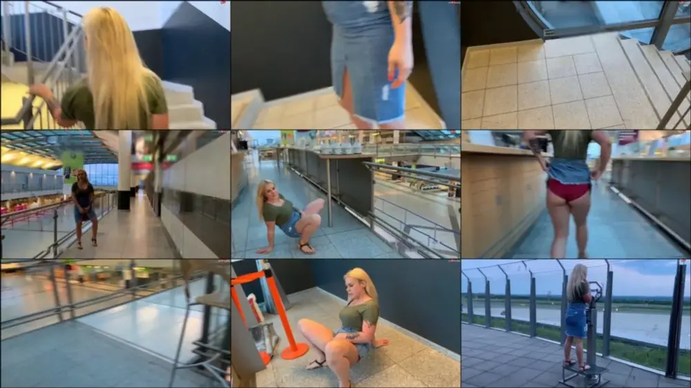 MyDirtyHobby — SteffiBlond — Im Flughafen dort Mund markiert — selbst die Aussichtsplattform riec… [FullHD 1080p]