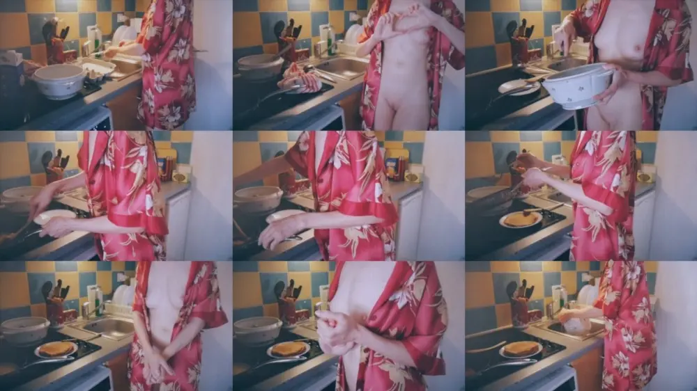 ManyVids — Mylene — Making pancakes talking laughing Life [FullHD 1920p]