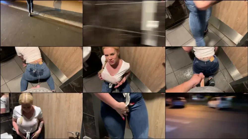 MyDirtyHobby — SteffiBlond — Im Fast Food Restaurant heftig vollgepisst — der nasse Walk aus dem … [HD 720p]