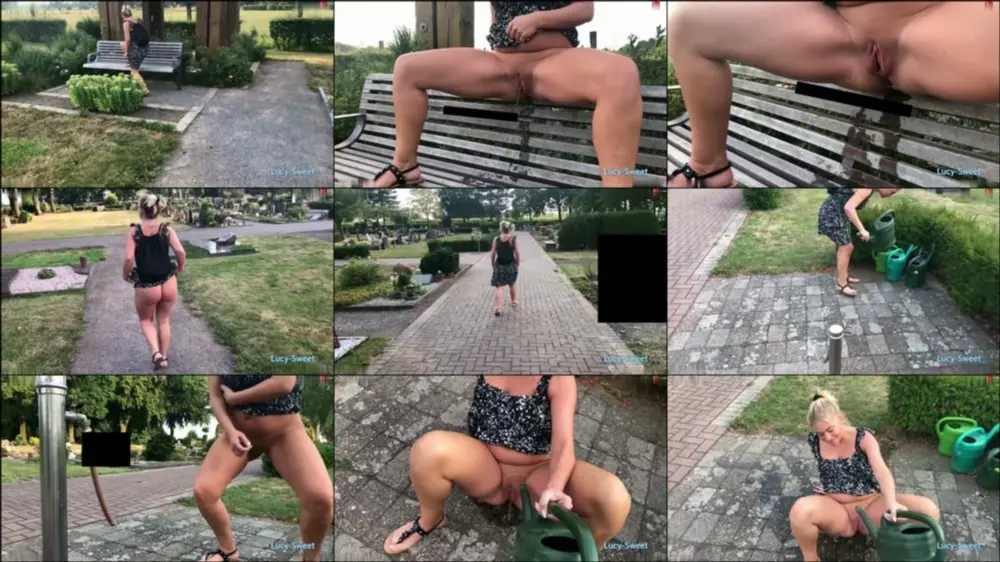 MyDirtyHobby — Lucy-Sweet — Friedhof-Piss — Ich bin sowas von schamlos [FullHD 1080P]