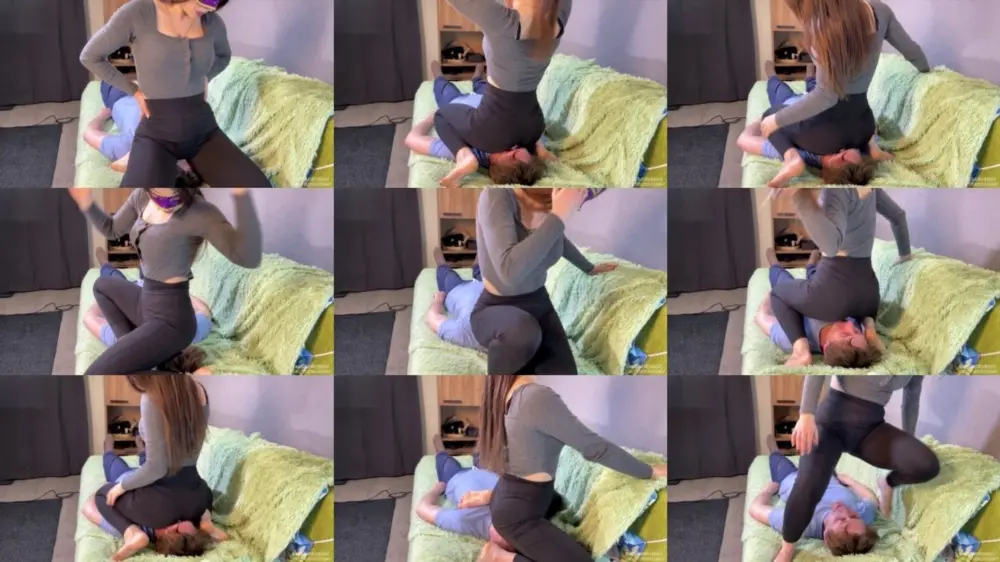 Beautiful Girls — Face Sitting Ass Domination Ass Licking Yoga Pants 2 [FullHD 1920p]