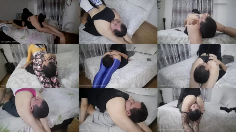 Squeezer Maiden — Compilation Of The Best Headscissor Moments 6 [FullHD 1920p]