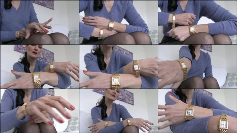 MyDirtyHobby — Lady_Victoria_Valente — Masturbiere Für Goldene Armbanduhren, JOI [HD 720p]