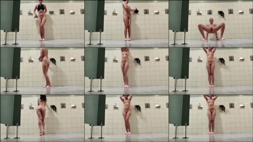 MyDirtyHobby — Celina-Ballerina — Wow — Geiles Pissen in der Dusche des Hallenbades [FullHD 1080p]