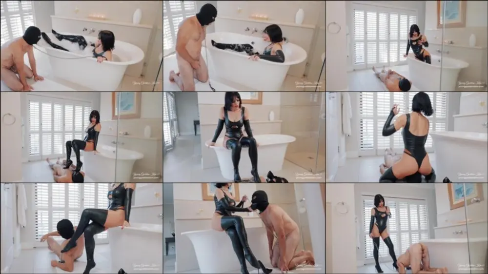 Young Goddess Kim: Wet And Shiny Chastity Tease [FullHD 1080p]