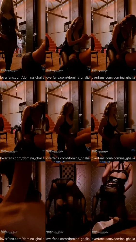 Domina Ghalia — I Fuck This Slut In Pantyhose — Sodomization With Strapon [SD 406p]