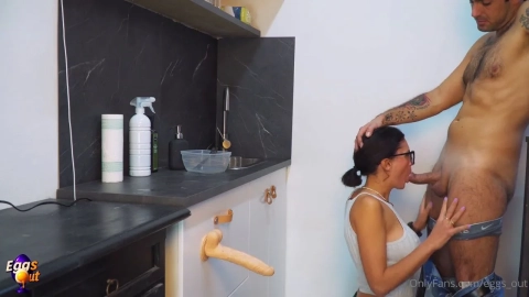 Horny Housewife Julia Eggsout Teases and Gets Wet