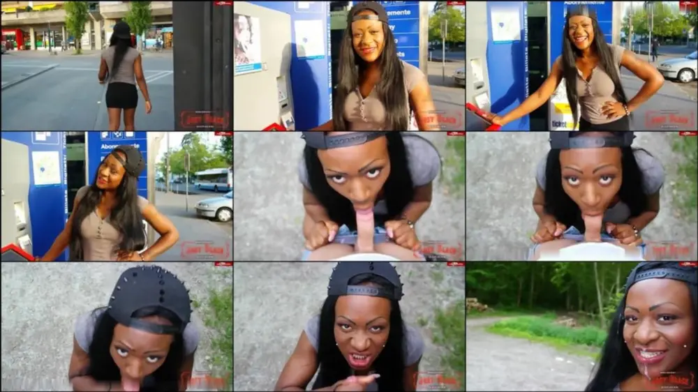 MyDirtyHobby — Josy-Black — Fan PUBLIC gemolken + Spermawalk [HD 720p]
