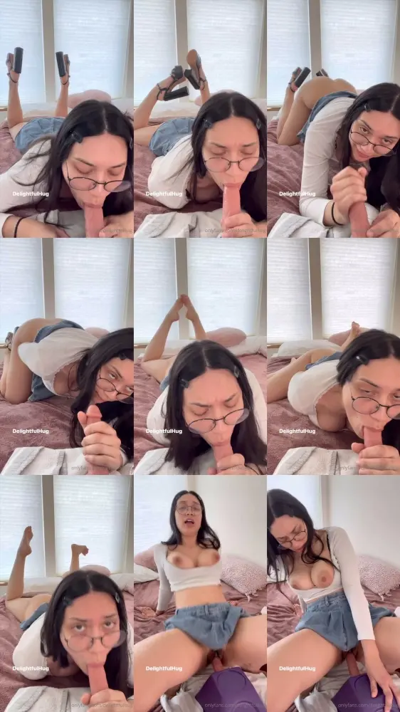 OnlyFans — Delightfulhug — Sucking Cock On My Tummy So You Can See A Little Ass And Feet! [SD 1080p]