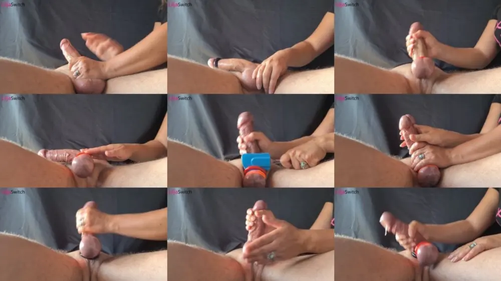 Lilja Switch — Playing And Slapping Cock And Balls [FullHD 1920p]