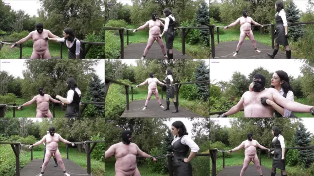 Other World Kingdom — Mistress Bella Lugosi — Balls Kicking On The Bridge [FullHD 1920p]