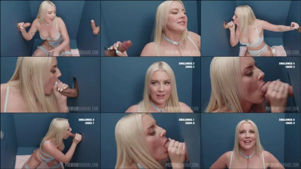 PremiumBukkake — Emily Walters — Gloryhole 8 Loads [FullHD 1080p]
