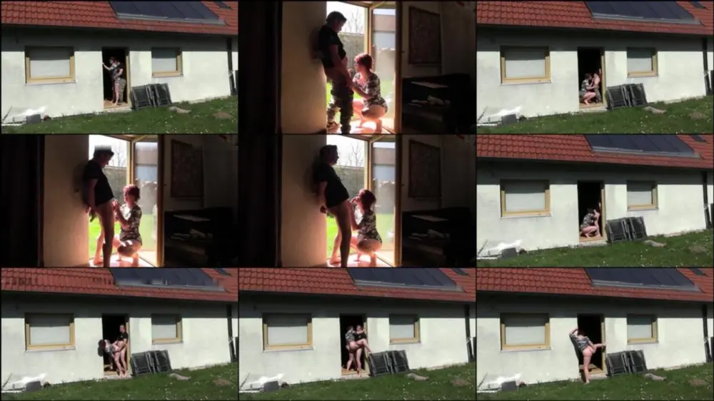 MyDirtyHobby — Popp-Sylvie — Absolut dreist in der offenen Tür gefickt [HD 720p]