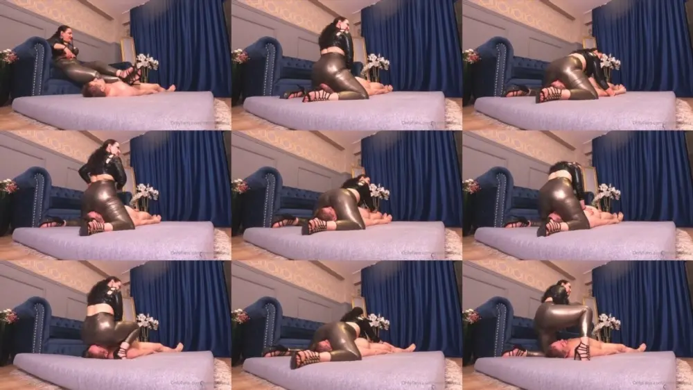 Mistress Luna — I Smother Him, Order Him To Lick, To Smell And To Inhale My Farts! [HD 1280p]