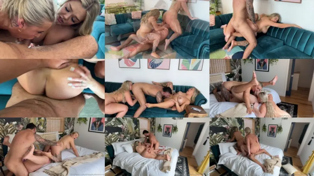 OnlyFans — Krissy Kummins — Threesome With 2 Thick Blondes [FullHD 1920p]