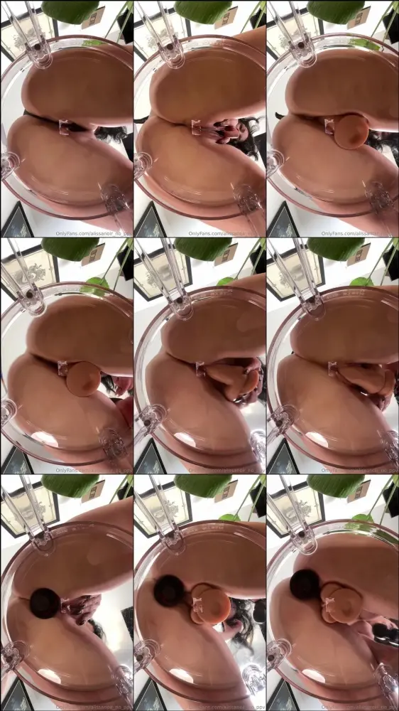 MyDirtyHobby — Alissa-Noir — Glas Stuhl und zwei Toys — Rate ob es geil war [FullHD 1080p]
