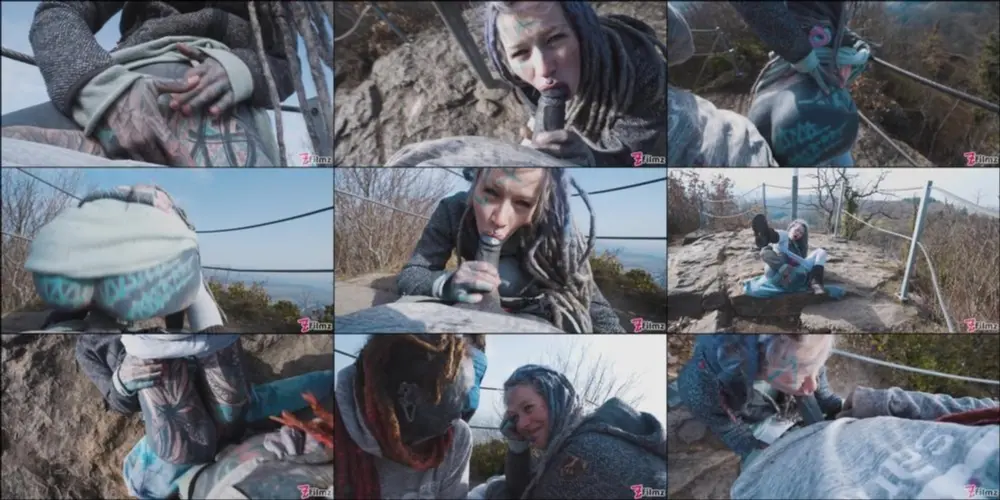 MyDirtyHobby — Z-Filmz — Tattoo Paar wurde erwischt beim wilden sex auf einer Ruine [FullHD 1080p]